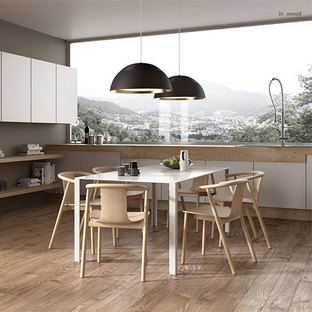 Wood-like porcelain tiles for indoor and outdoor use
