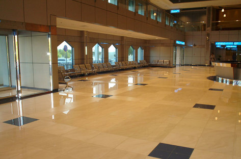 Floor and wall coverings for high traffic areas 
