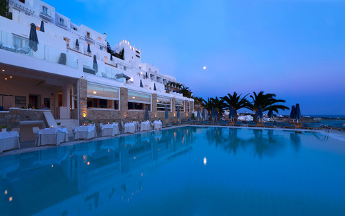 Hotels and resorts in Mykonos featuring Ariostea Ultra tiles
