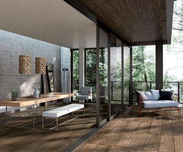 Porcelaingres wood effect flooring: warm, cosy atmospheres for the home
