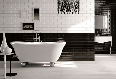 Adamas kitchen and bathroom tiles: new horizons for high-tech ceramics 
