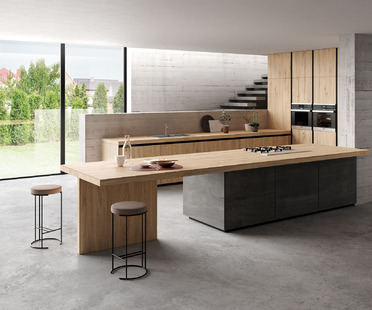 Wood-effect kitchen countertops: SapienStone’s new Rovere collection
