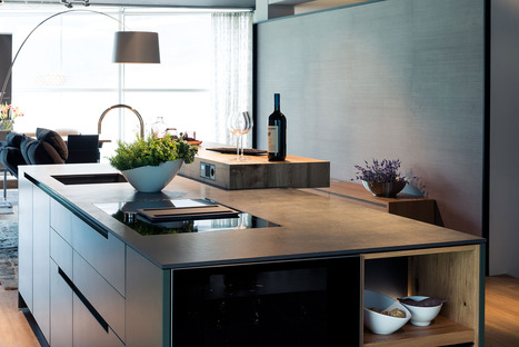 Wood-effect kitchen countertops: SapienStone’s new Rovere collection
