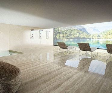 Floors, walls and designer applications with Ultra Marmi by Ariostea
