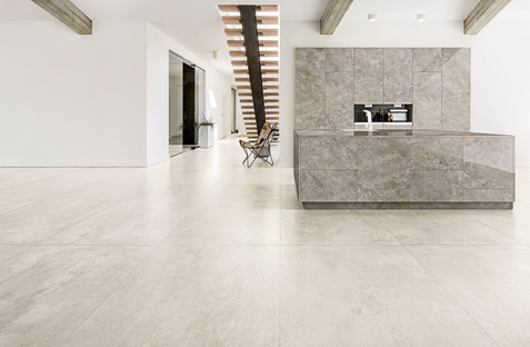 Floors, walls and designer applications with Ultra Marmi by Ariostea
