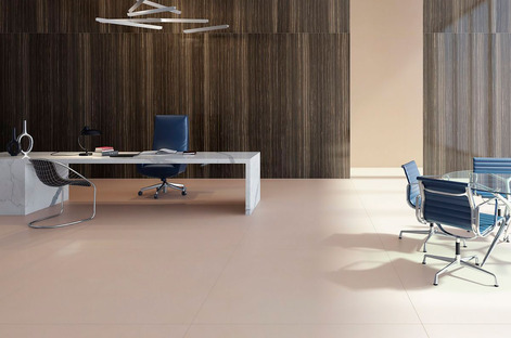 Ultra Ariostea resin and cement effects: the elegance and harmony of neutral colours
