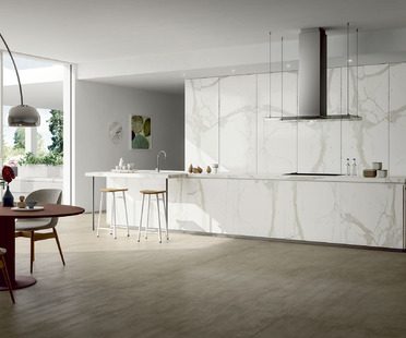 Simple and elegant: the pale surfaces of SapienStone kitchen countertops
