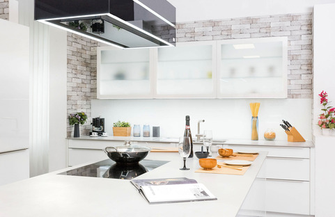Simple and elegant: the pale surfaces of SapienStone kitchen countertops
