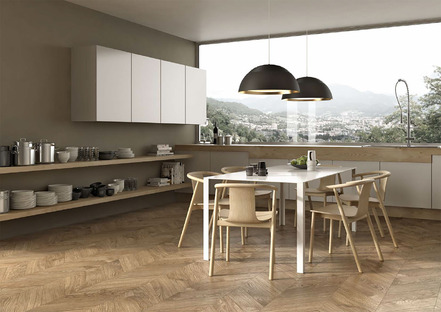 Porcelaingres: wood-effect solutions for surfaces in the home in 2020
