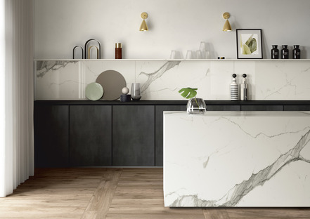 Bright, white and welcoming: the SapienStone Calacatta countertop for the kitchen of 2020

