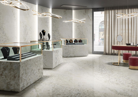 Maxfine Gemstone: the look of minerals for new ceramic surfaces
