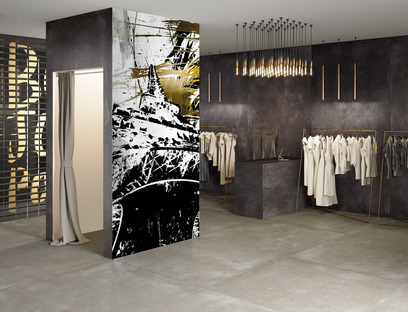 DYS Design Your Slabs: decorate and customise ceramic slabs for all kinds of spaces 
