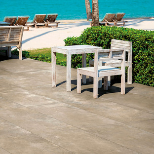 The best way of organising outdoor spaces: porcelain surfaces
