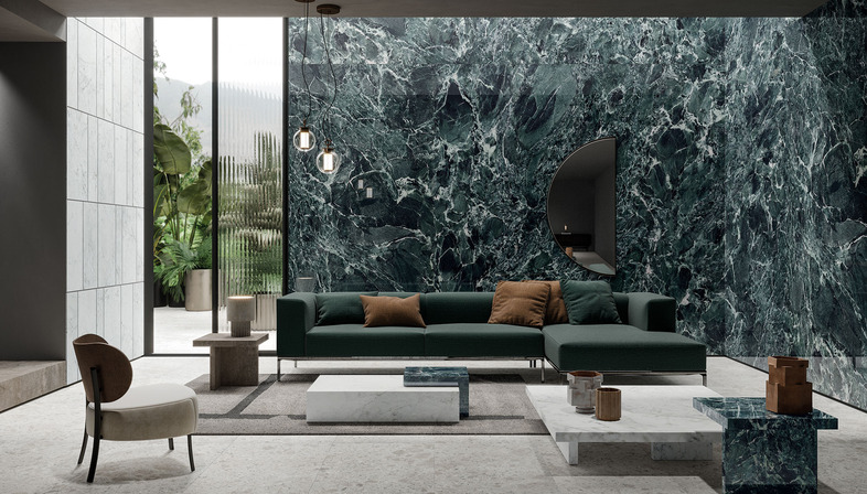 Customising spaces with maxi-slabs: the new Ultra Ariostea collections
