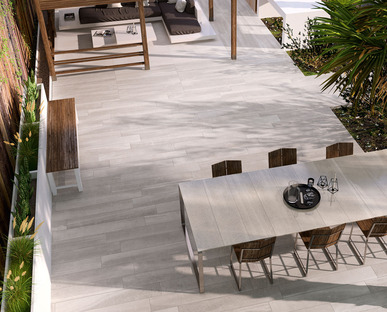Outdoor space as a new living room: solutions for open-air living from Iris Ceramica
