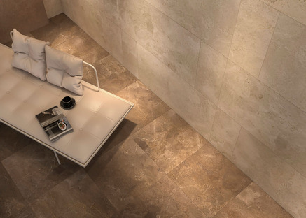 All the simplicity of stone and the beauty of marble in Royal Stone from Porcelaingres
