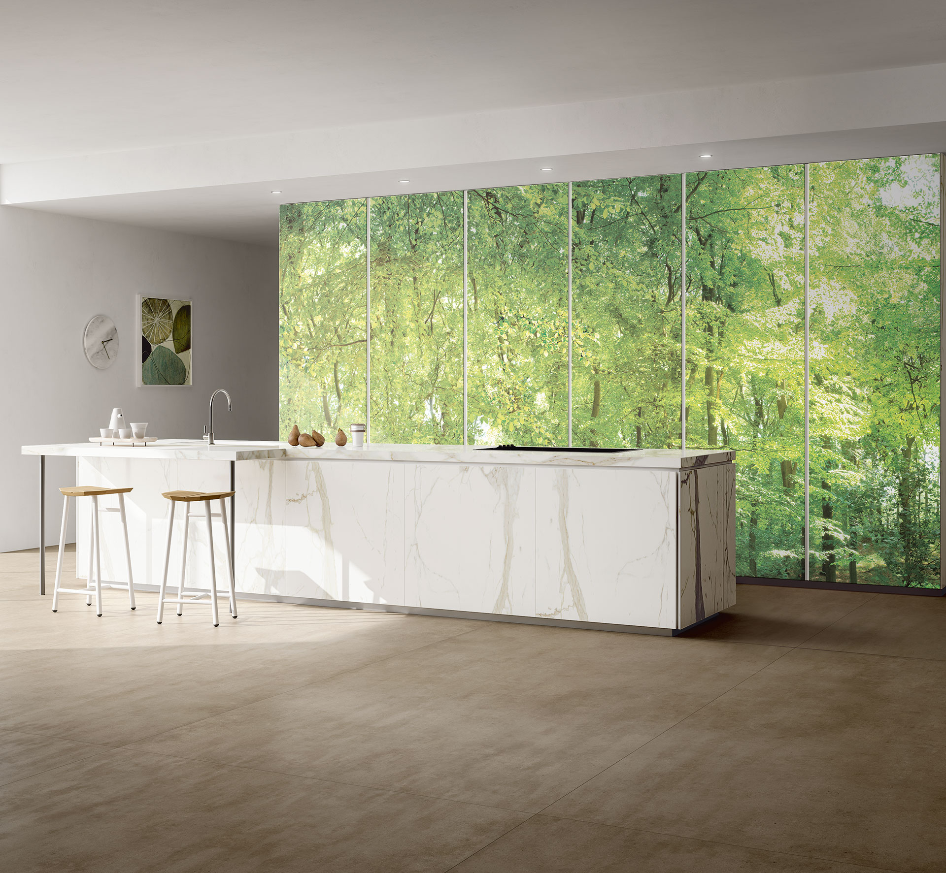 Decorating and customising spaces with hightech ceramic: DYS Design Your Slabs