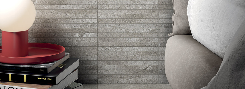Versatile, evocative Blast ceramic slabs for indoor and outdoor use 

