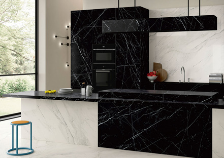 SapienStone: black and green designs for today’s kitchen surfaces 
