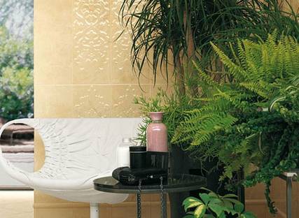 Iris Ceramica, Bathroom. Marmi Imperiali wall tiles

