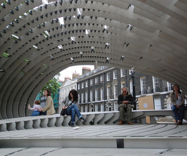 Pavilion made of Fibre-C - SDA glass fibre-reinforced concrete 

