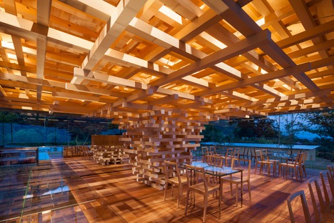 A tree-like structure for Kengo Kuma's Coeda House 

