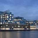 Copenhagen International School with solar panels by C.F. Møller Architects
