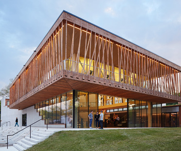 Studio Gang’s wooden tensile structure for the Writers Theatre 
