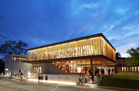 Studio Gang’s wooden tensile structure for the Writers Theatre 
