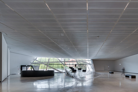 Concrete and stucco in Libeskind’s MO Museum 
