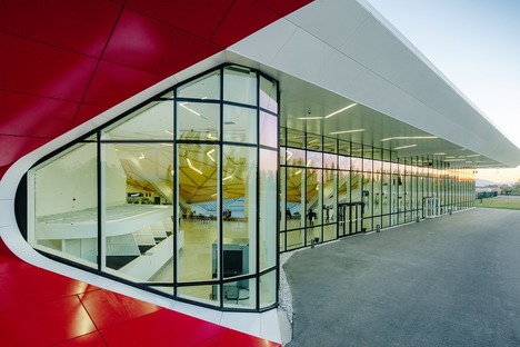 Aluminium, steel, glass and wood feature in the Kutaisi airport by UNSTUDIO
