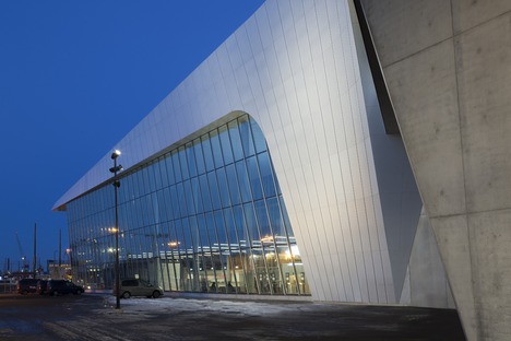 PES architects concrete and steel West Terminal in Helsinki
