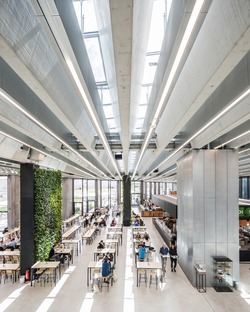 Big concrete beams for COBE’s Adidas Headquarters 
