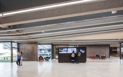 Big concrete beams for COBE’s Adidas Headquarters 
