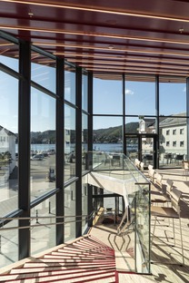 Flekkefjord Cultural Centre made of timber and concrete 

