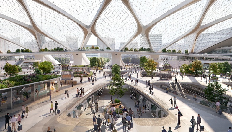 UNStudio’s geothermal cathedral for the Socio-Technical City of the future