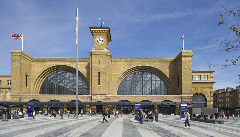 McAslan’s King’s Cross Station in steel and glass panels
