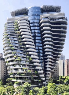 The carbon-absorbing vertical forest by Vincent Callebaut
