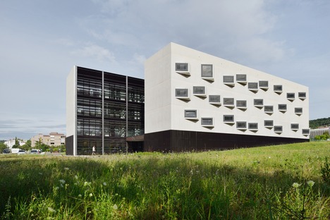 Dekleva Gregoric architects’ university campus of glass, steel and concrete
