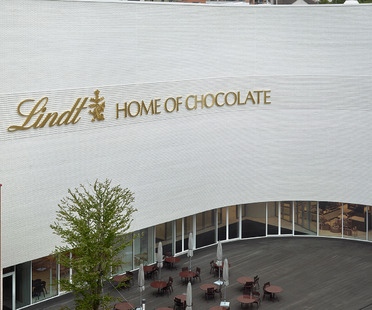 Christ & Gantenbein's Lindt Home of Chocolate in glazed brick and reinforced concrete
