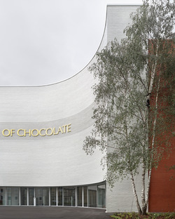 Christ & Gantenbein's Lindt Home of Chocolate in glazed brick and reinforced concrete
