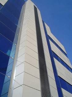 Ventilated façades or walls and cladding