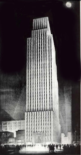  New York, Daily News, Tower Sketch, 1930, Hugh Ferriss